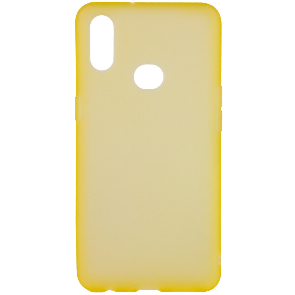 

Противоударный Чехол накладка Epik NEW полупрозрачный для Samsung Galaxy A10s Желтый / Yellow