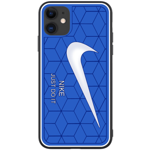 

Противоударный Чехол накладка Epik Sneakers NEW для Apple iPhone 11 (6.1") Синий / Nike