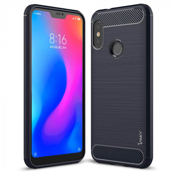 

Противоударный TPU Чехол накладка iPaky Slim Series для Xiaomi Mi A2 Lite / Xiaomi Redmi 6 Pro Синий / Blue
