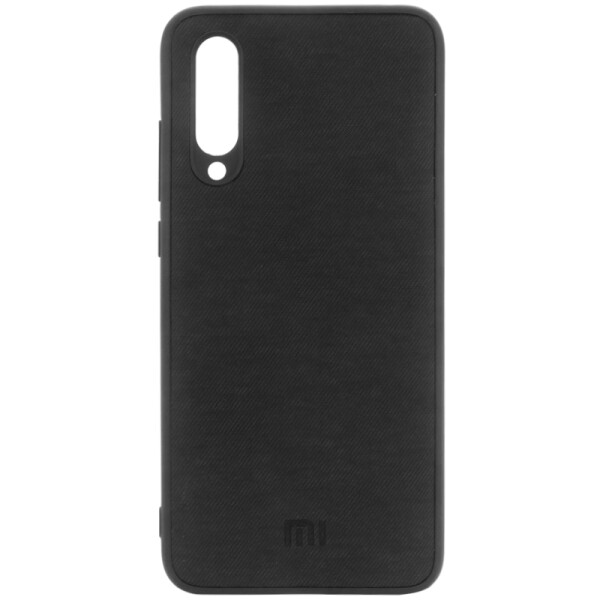 

Противоударный Чехол накладка Epik Textile Logo NEW для Xiaomi Mi A3 / CC9e Черный