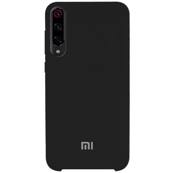 

Противоударный Чехол накладка Epik Silicone case NEW для Xiaomi Mi 9 Pro Черный / Black