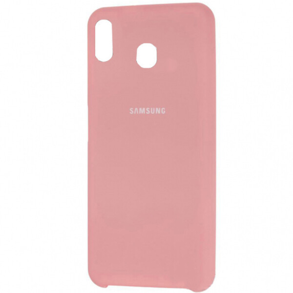 

Противоударный Чехол накладка Epik Silicone case NEW для Samsung Galaxy A20 / A30 Розовый / Pink