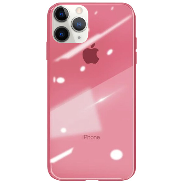 

Противоударный Чехол накладка Epik Glossy Logo NEW Series для Apple iPhone 11 Pro Max (6.5") Красный / Red Orchid