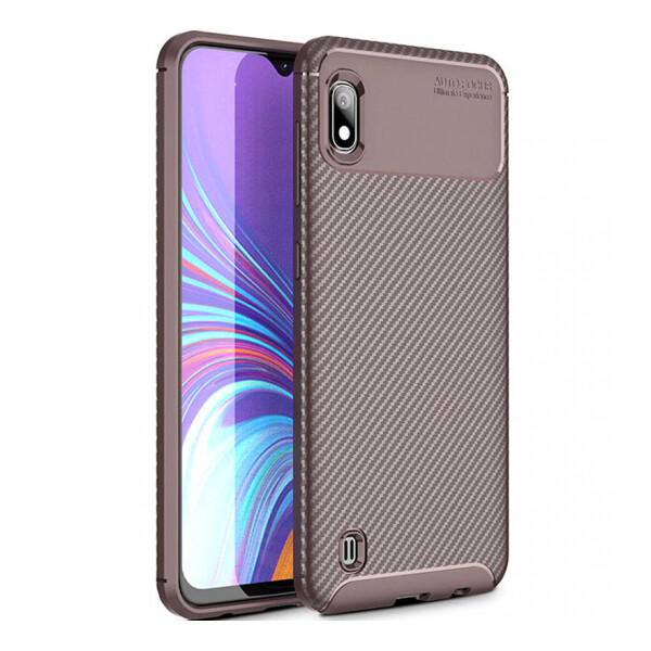 

Противоударный Чехол накладка iPaky Kaisy Series NEW для Samsung Galaxy A10 Коричневый / Brown