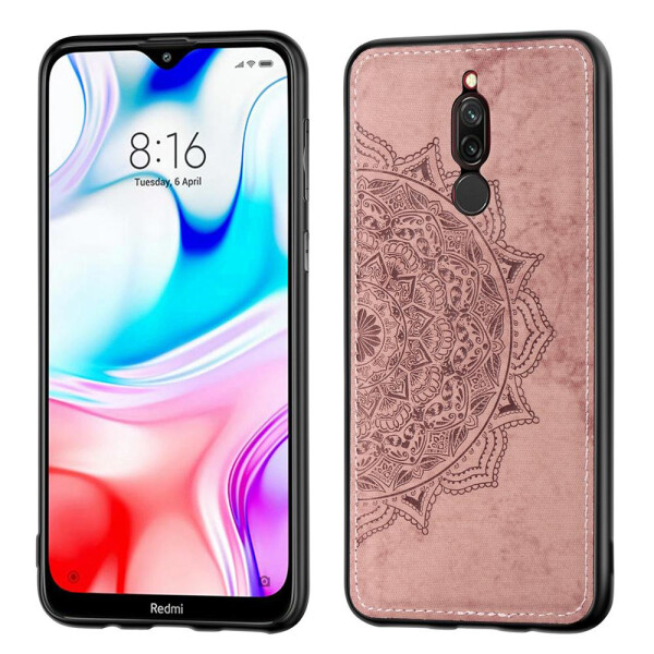 

Противоударный Чехол накладка Epik Mandala NEW с 3D тиснением для Xiaomi Redmi 8 Розовый