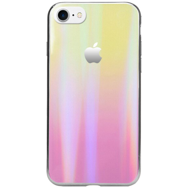 

Противоударный Чехол накладка Epik Gradient Aurora NEW для Apple iPhone 7 / 8 Золотой / Розовый