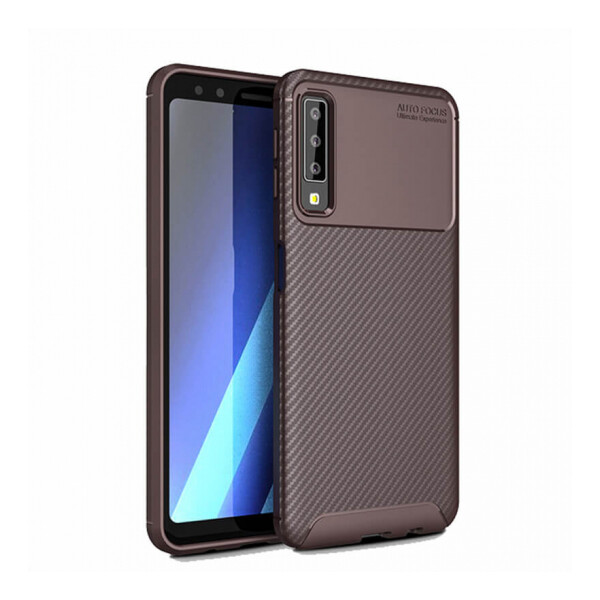 

Противоударный Чехол накладка iPaky Kaisy Series NEW для Samsung Galaxy A7 (2018) Коричневый / Brown