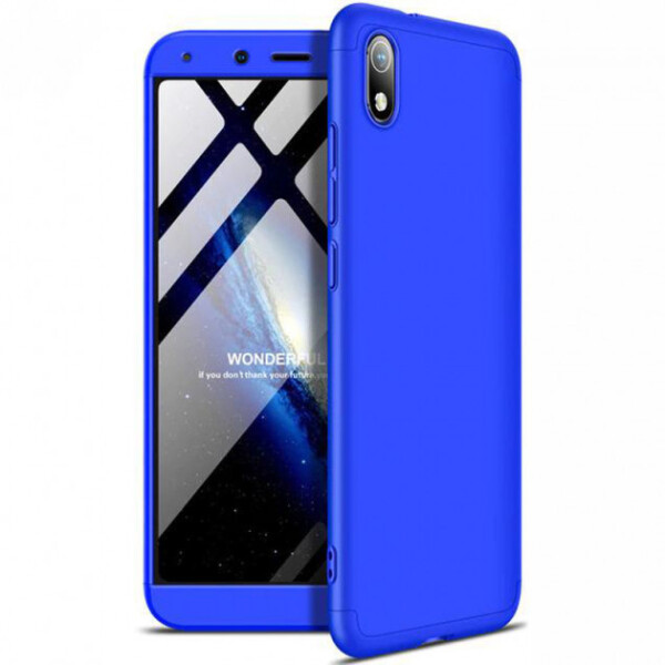 

Пластиковая накладка чехол GKK LikGus 360 градусов для Xiaomi Redmi 7A Синий