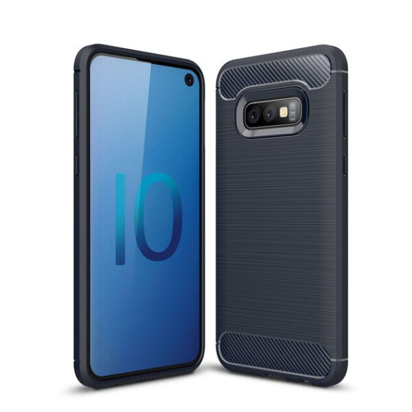 

Противоударный TPU Чехол накладка iPaky Slim Series для Samsung Galaxy S10e Синий / Blue