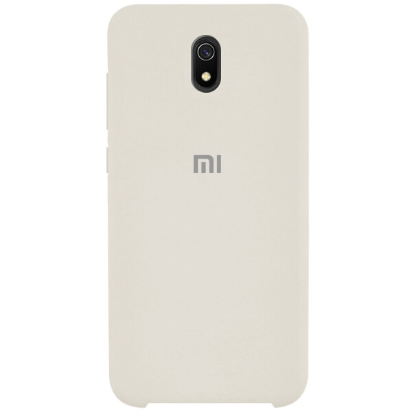 

Противоударный Чехол накладка Epik Silicone case NEW для Xiaomi Redmi 8A Бежевый / Antigue White