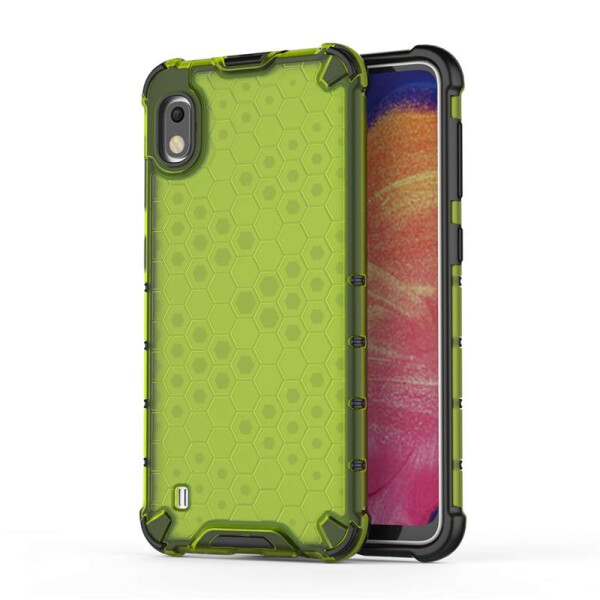 

Противоударный Чехол накладка Epik Transformer Honeycomb для Samsung Galaxy A10 Зеленый