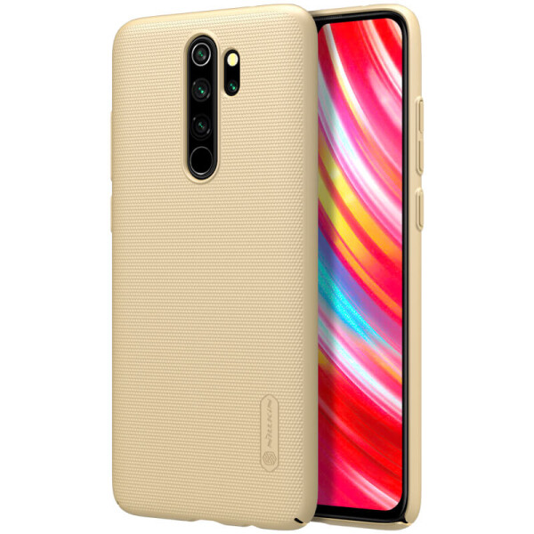 

Противоударный Чехол накладка для Xiaomi Redmi Note 8 Pro Nillkin Matte NEW Золотой / Gold