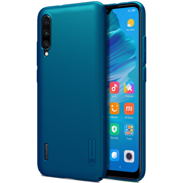 

Противоударный Чехол накладка для Xiaomi Mi A3 (CC9e) Nillkin Matte NEW Бирюзовый / Peacock Blue