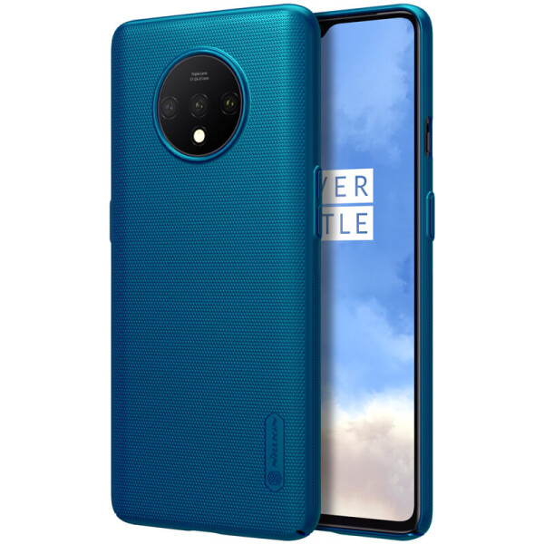 

Противоударный Чехол накладка Nillkin Matte для OnePlus 7T Бирюзовый / Peacock Blue