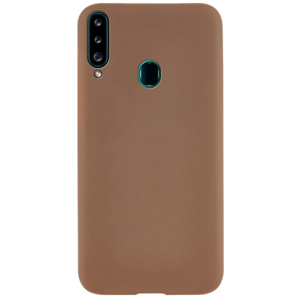 

Противоударный Чехол накладка Epik Soft-touch NEW для Samsung Galaxy A20s Коричневый
