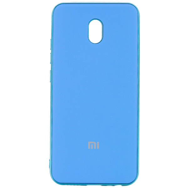

Противоударный Чехол накладка Epik Matte LOGO для Xiaomi Redmi 8a Голубой / Blue
