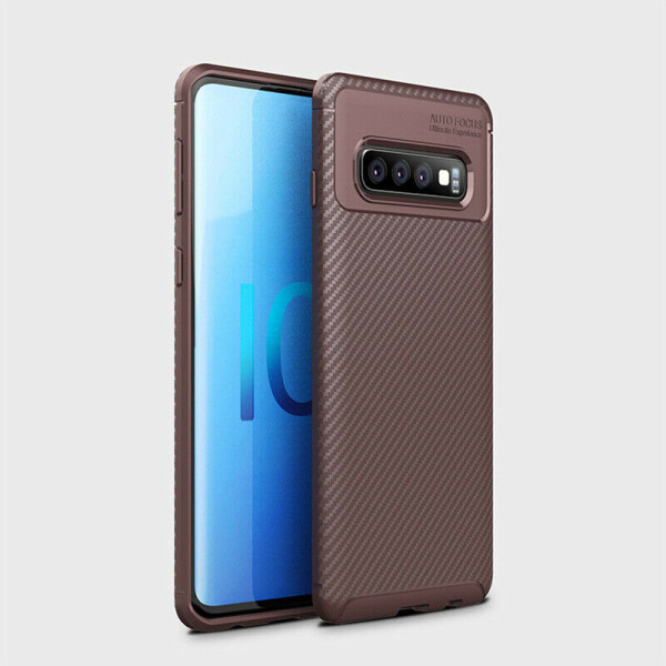 

Противоударный Чехол накладка iPaky Kaisy Series NEW для Samsung Galaxy S10 Коричневый / Brown