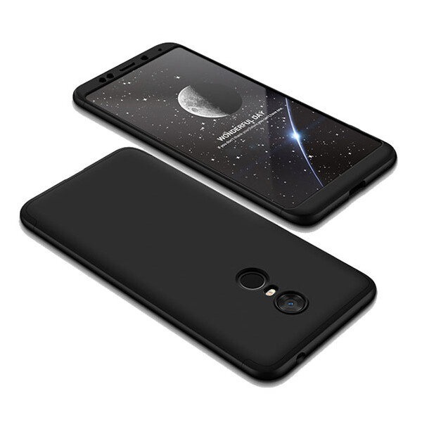 

Пластиковая накладка чехол GKK LikGus 360 градусов для Xiaomi Redmi 5 Черный