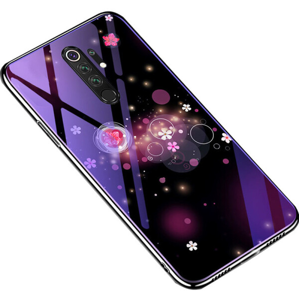 

Противоударный Чехол накладка Epik Fantasy NEW с глянцевыми торцами для Xiaomi Redmi Note 8 Pro Пузырьки и цветы