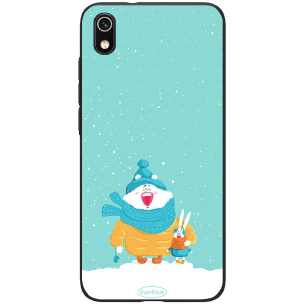 

Противоударный Чехол накладка Epik ForFun NEW для Xiaomi Redmi 7A Медведь и заяц
