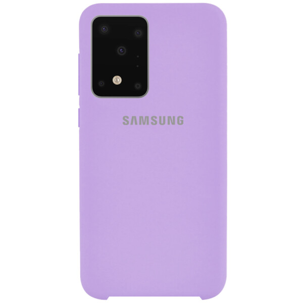 

Противоударный Чехол накладка Epik Silicone case NEW для Samsung Galaxy S20 Ultra Сиреневый / Dasheen