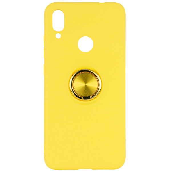 

Противоударный Чехол накладка Deen Summer ColorRing NEW с магнитным держателем для Xiaomi Redmi Note 7 / Note 7 Pro / Note 7s Желтый / Yellow