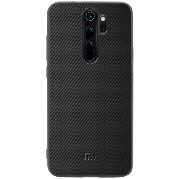 

Противоударный Чехол накладка Epik Fiber Logo NEW для Xiaomi Redmi Note 8 Pro Черный