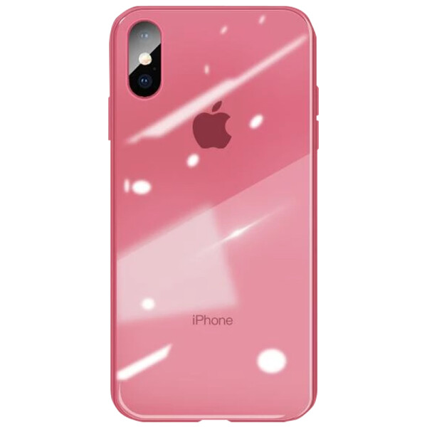 

Противоударный Чехол накладка Epik Glossy Logo NEW Series для Apple iPhone XS Max (6.5") Красный / Red Orchid