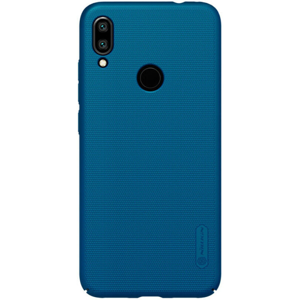 

Противоударный Чехол накладка для Xiaomi Redmi 7 Nillkin Matte NEW Бирюзовый / Peacock Blue