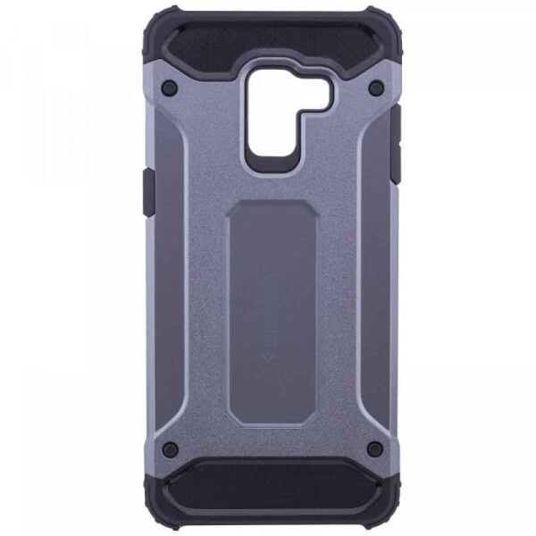 

Противоударный Чехол накладка Epik SPIGEN HC NEW для Samsung Galaxy J8 2018 Серый