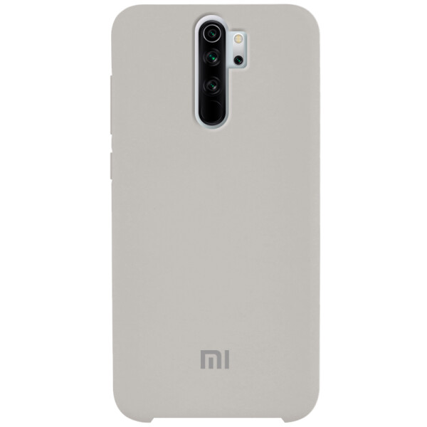 

Противоударный Чехол накладка Epik Silicone case NEW для Xiaomi Redmi Note 8 Pro Серый / Stone