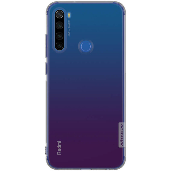 

Противоударный Чехол накладка Nillkin Nature Series NEW для Xiaomi Redmi Note 8T Серый / Прозрачный