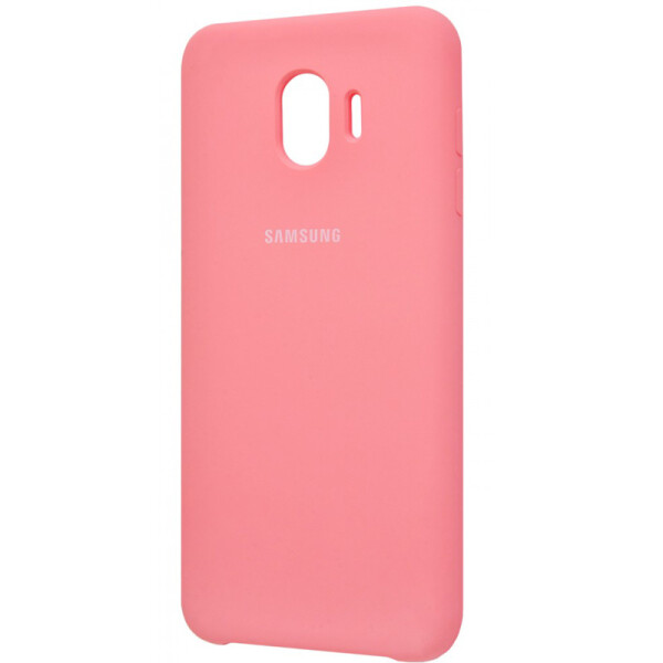 

Противоударный Чехол накладка Epik Silicone case NEW для Samsung Galaxy J4 2018 Розовый / Light Pink