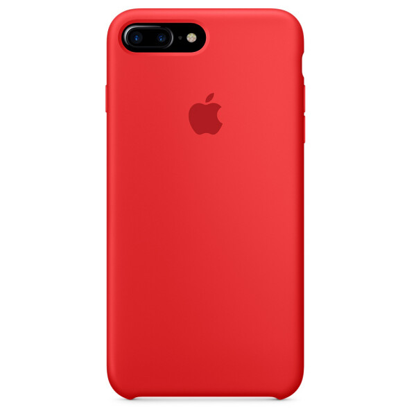

Противоударный Чехол накладка Epik Silicone case NEW для Apple iPhone 7 plus / 8 plus Красный / Red
