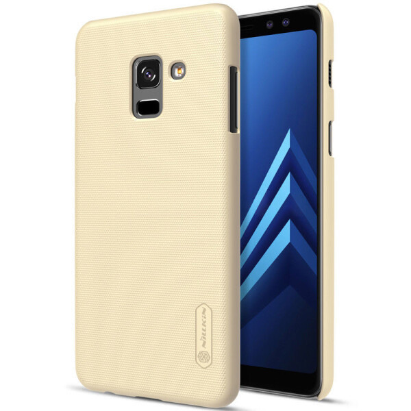 

Противоударный Чехол накладка Nillkin Matte NEW для Samsung A730 Galaxy A8 Plus + 2018 Золотой / Gold
