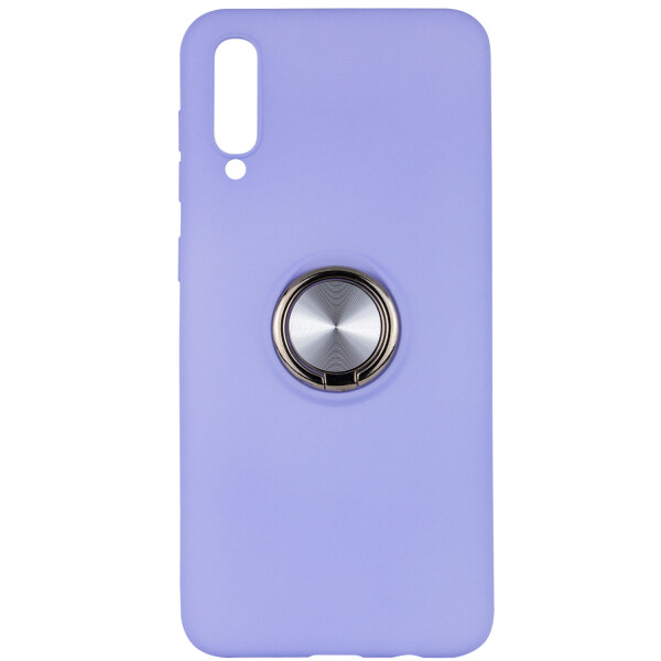 

Противоударный Чехол накладка Deen Summer ColorRing NEW с магнитным держателем для Samsung Galaxy A50 Фиолетовый / Purple