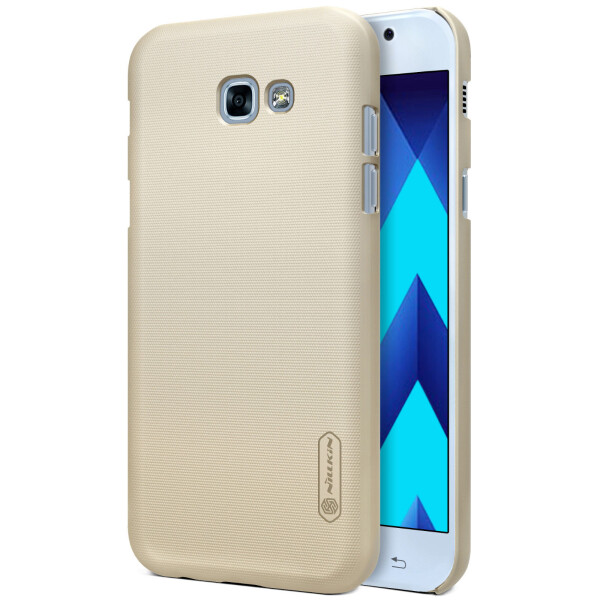 

Противоударный Чехол накладка Nillkin Matte NEW для Samsung A320 Galaxy A3 2017 Золотой / Gold