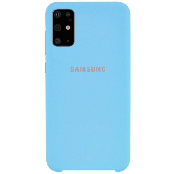 

Противоударный Чехол накладка Epik Silicone case NEW для Samsung Galaxy S20 Plus Бирюзовый / Light Blue