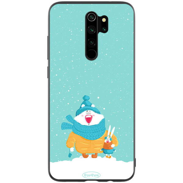 

Противоударный Чехол накладка Epik ForFun NEW для Xiaomi Redmi Note 8 Pro Медведь и заяц