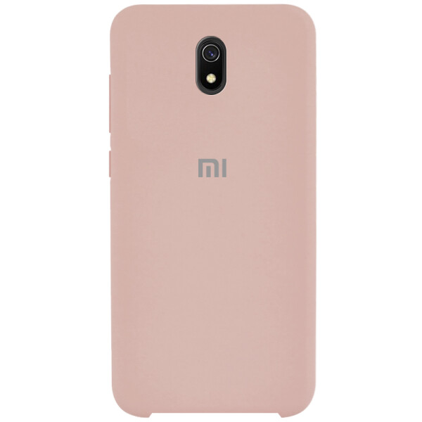 

Противоударный Чехол накладка Epik Silicone case NEW для Xiaomi Redmi 8A Розовый / Pink Sand