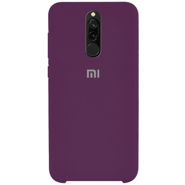 

Противоударный Чехол накладка Epik Silicone case NEW для Xiaomi Redmi 8 Фиолетовый / Grape