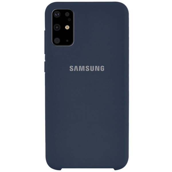 

Противоударный Чехол накладка Epik Silicone case NEW для Samsung Galaxy S20 Plus Синий / Midnight Blue