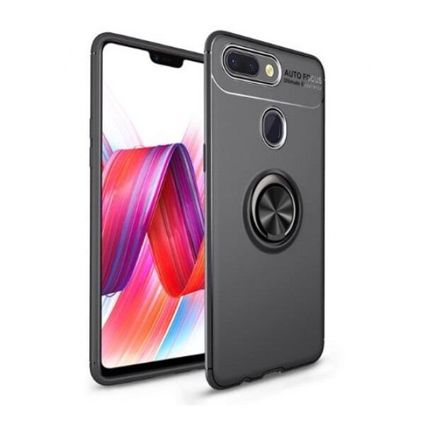

Противоударный Чехол накладка Deen ColorRing NEW с магнитным держателем для Xiaomi Mi 8 Lite / Mi 8X Черный / Black