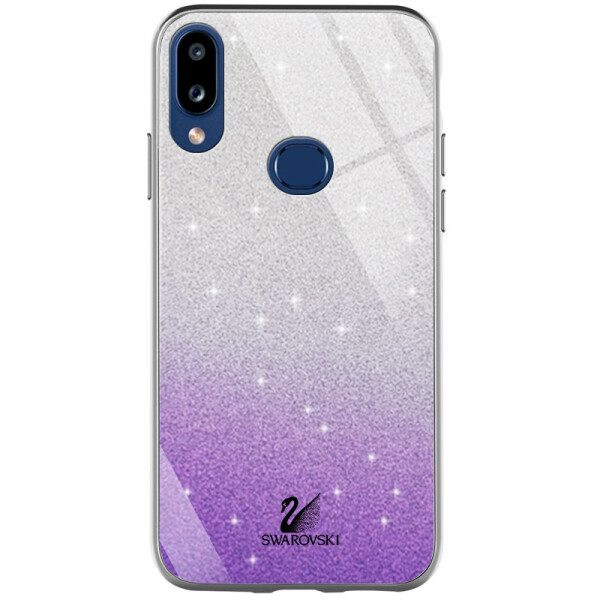 

Противоударный Чехол накладка Epik Swarovski NEW для Samsung Galaxy A10s Фиолетовый
