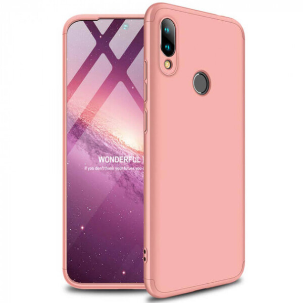 

Пластиковая накладка чехол GKK LikGus 360 градусов для Xiaomi Redmi Note 7 / Note 7 Pro / Note 7s Розовый / Rose Gold Accesorio