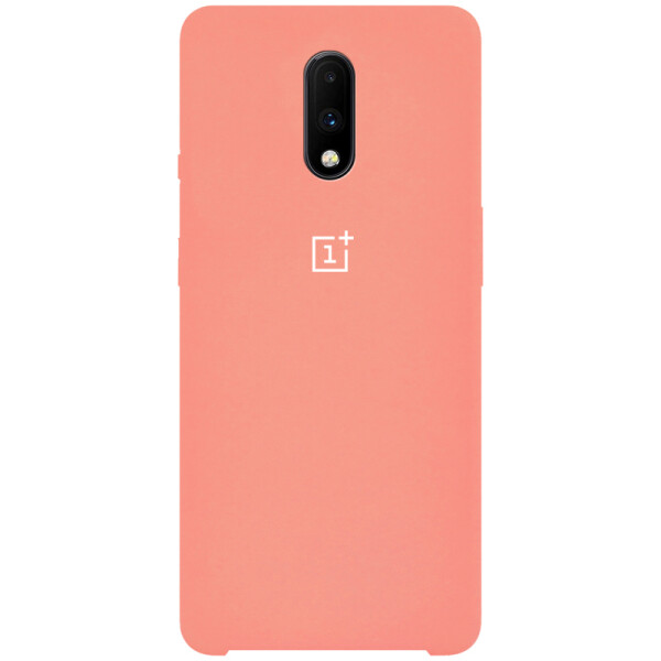 

Противоударный Чехол накладка Epik Silicone case NEW для OnePlus 7 Персиковый / Peach