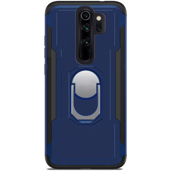 

Противоударный Чехол накладка SG Ring Color NEW с магнитным держателем для Xiaomi Redmi Note 8 Pro Синий / Dark Blue
