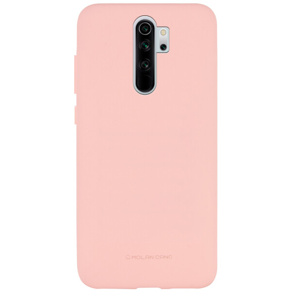 

Противоударный Чехол накладка Molan Cano Smooth NEW для Xiaomi Redmi Note 8 Pro Розовый