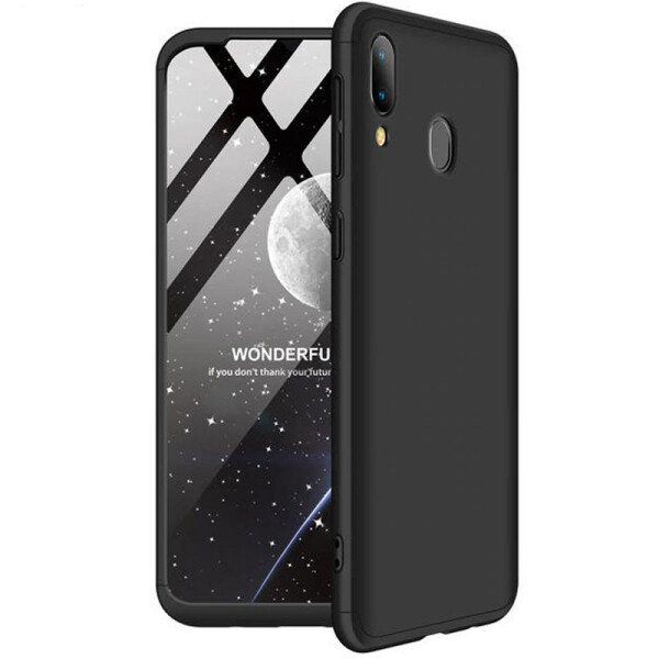 

Противоударный Чехол пластиковая накладка GKK LikGus 360 градусов NEW для Samsung Galaxy M20 Черный