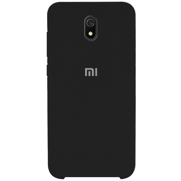 

Противоударный Чехол накладка Epik Silicone case NEW для Xiaomi Redmi 8A Черный / Black